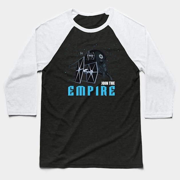 JOIN THE EMPIRE Baseball T-Shirt by Baggss